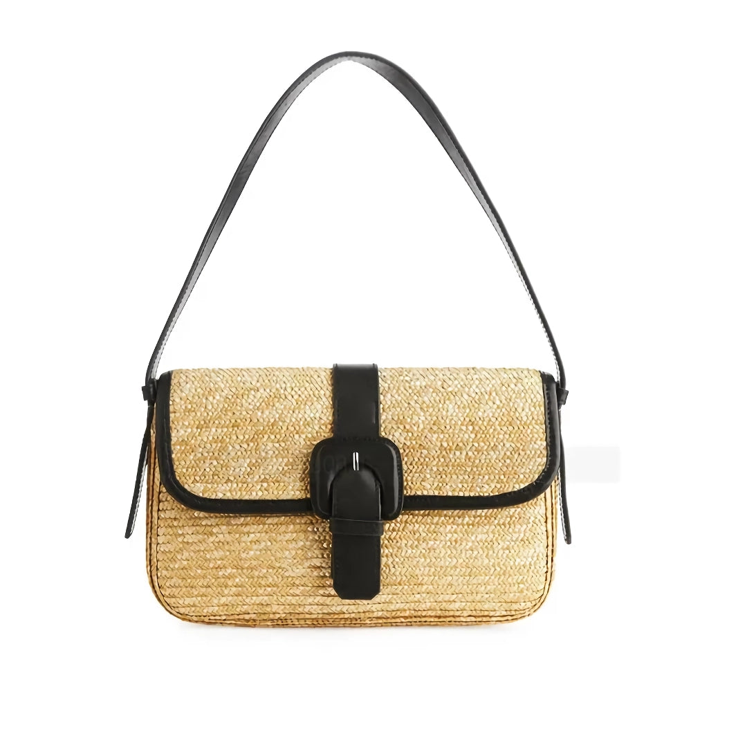 Vintage Woven Straw Bag