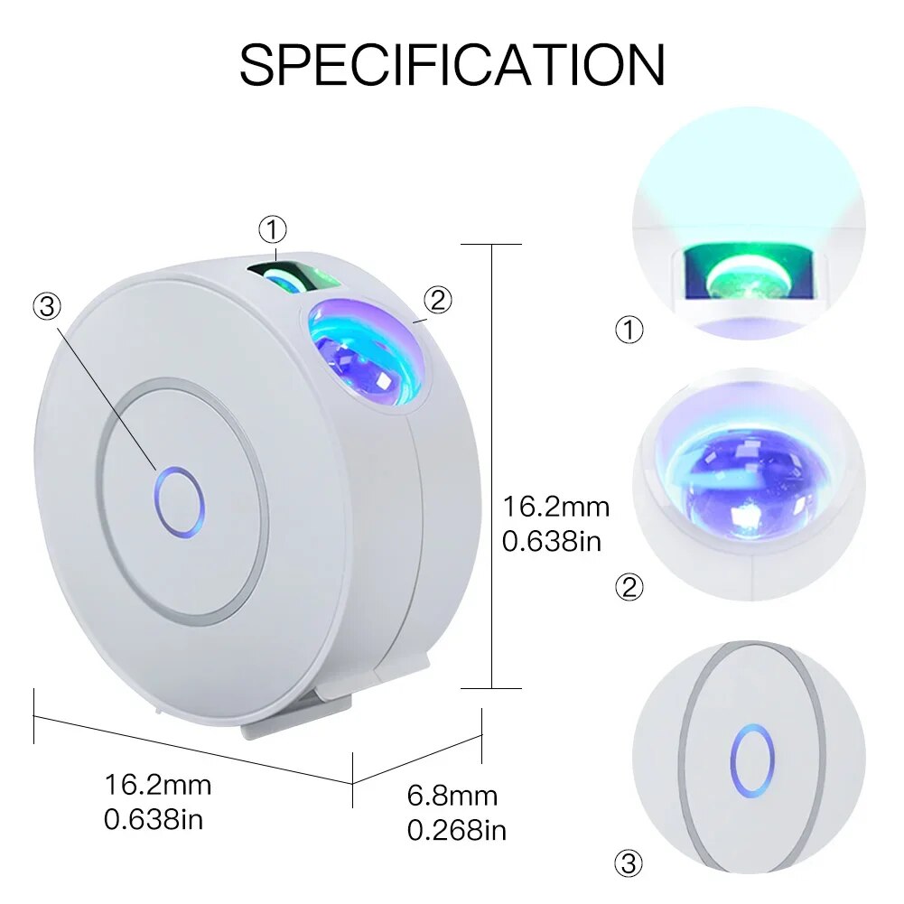 Smart WiFi Star Projector Galaxy Nebula for Home