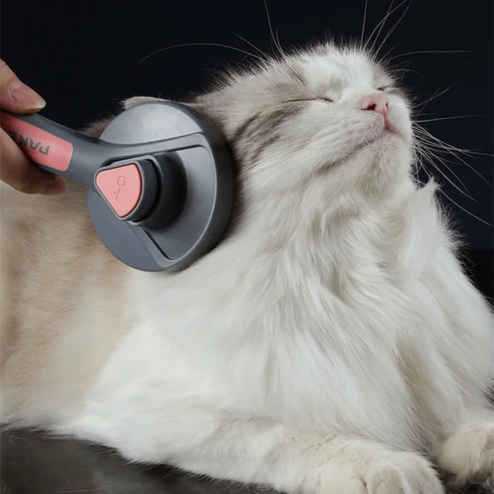 Self-Cleaning Pet Grooming Brush for Cats & Dogs