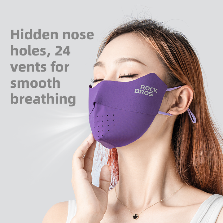 Ice Silk Face Mask: UPF50+ Sun Protection and Breathability for Outdoor Sports