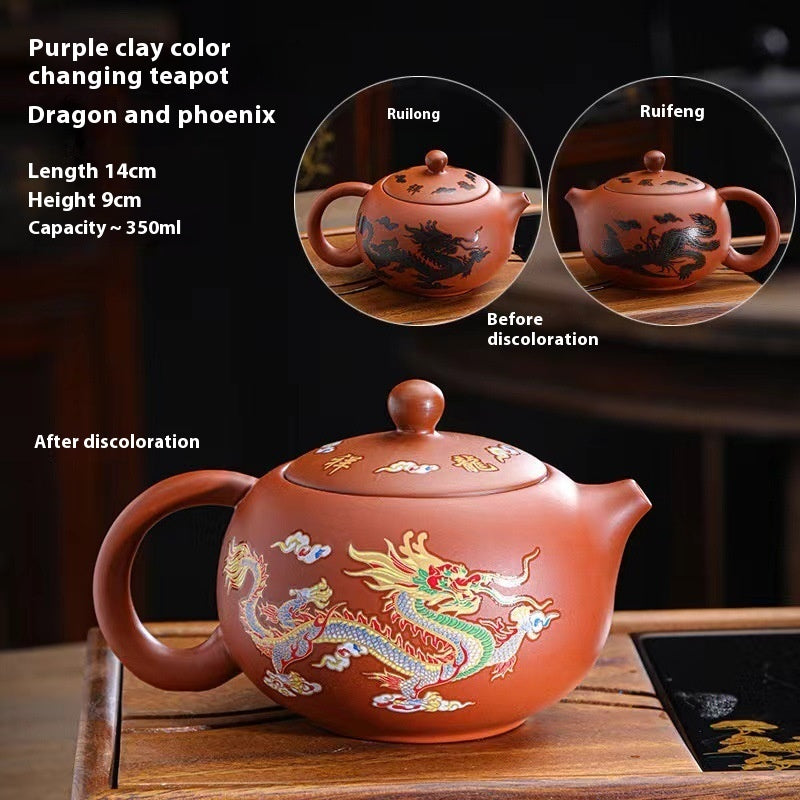 Chinese Style Kung Fu Teapot That Heats Up When Exposed To Water