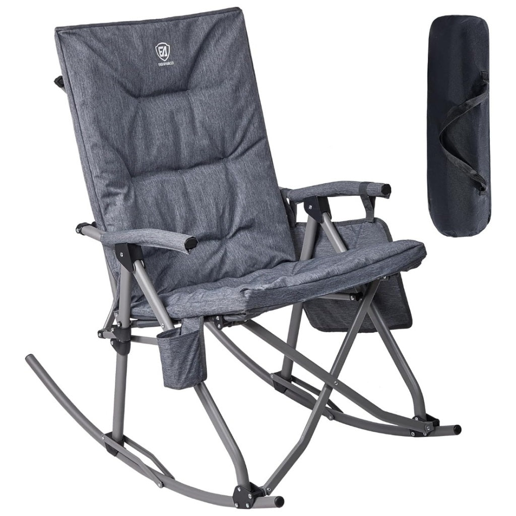 Oversized Folding Rocking Camping Chair