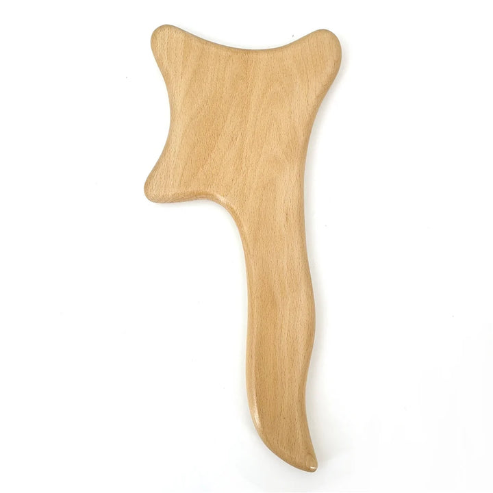 Wooden Anti-Cellulite Gua Sha Tool for Lymphatic Drainage and Muscle Pain Relief