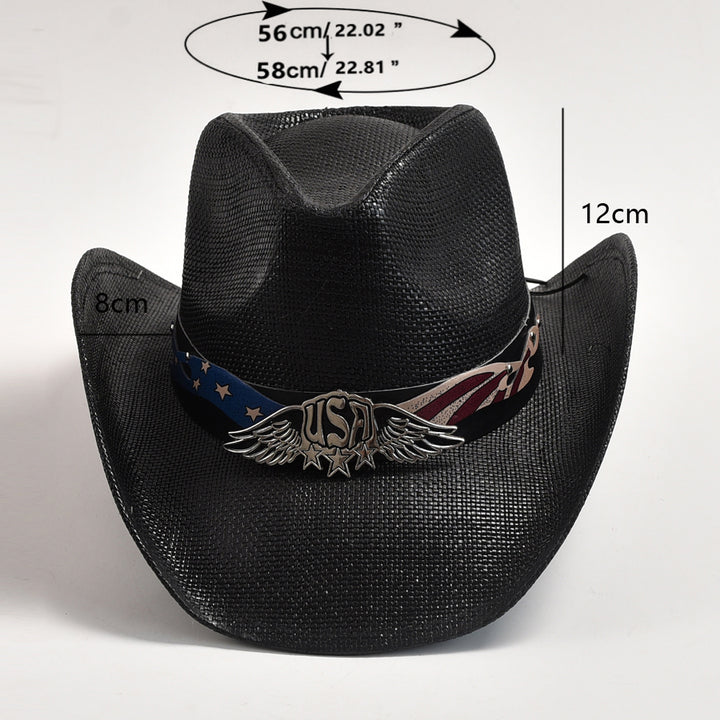 Stylish Straw Western Cowboy Hat for Men & Women