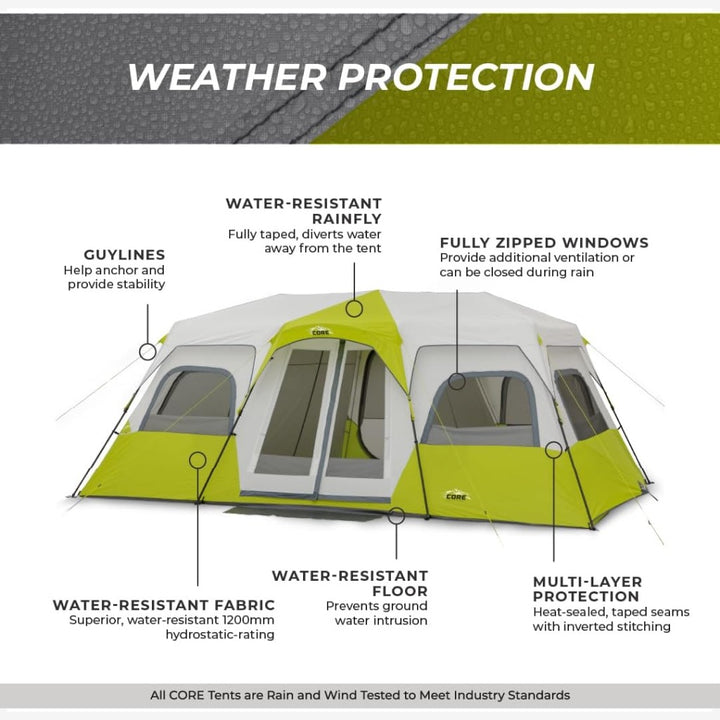 12 Person Instant Cabin Tent