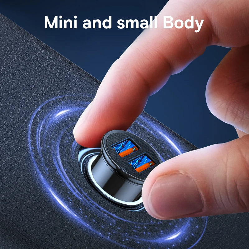 30W Dual Port USB Car Charger