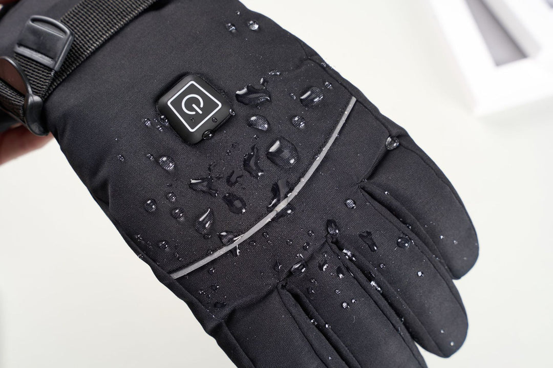 Velvet Thermal Insulation Three-gear Temperature Control, Touch Screen Heating Gloves