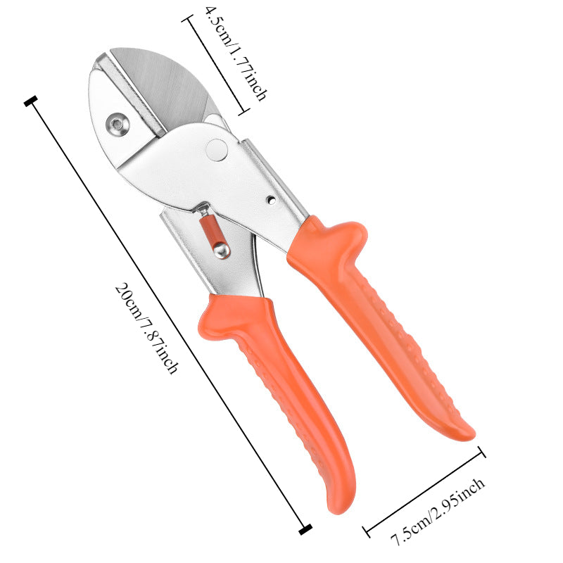 Professional Bypass Pruning Shears for Garden and Horticulture