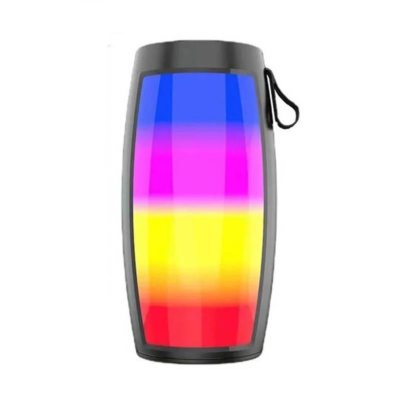 Wireless Bluetooth Speaker with LED Lights and Powerful Bass