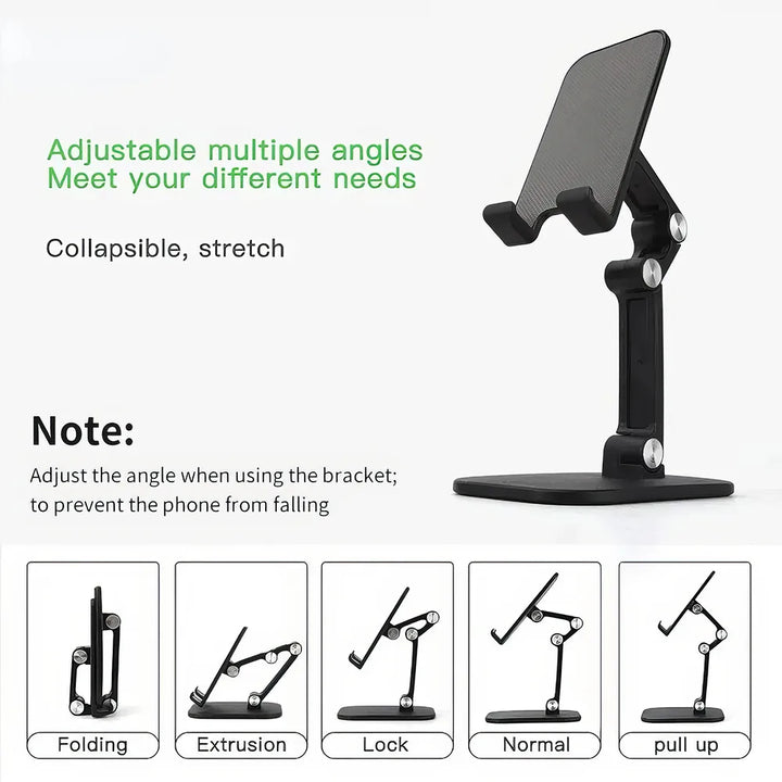 Adjustable Foldable Desk Mobile Phone Holder