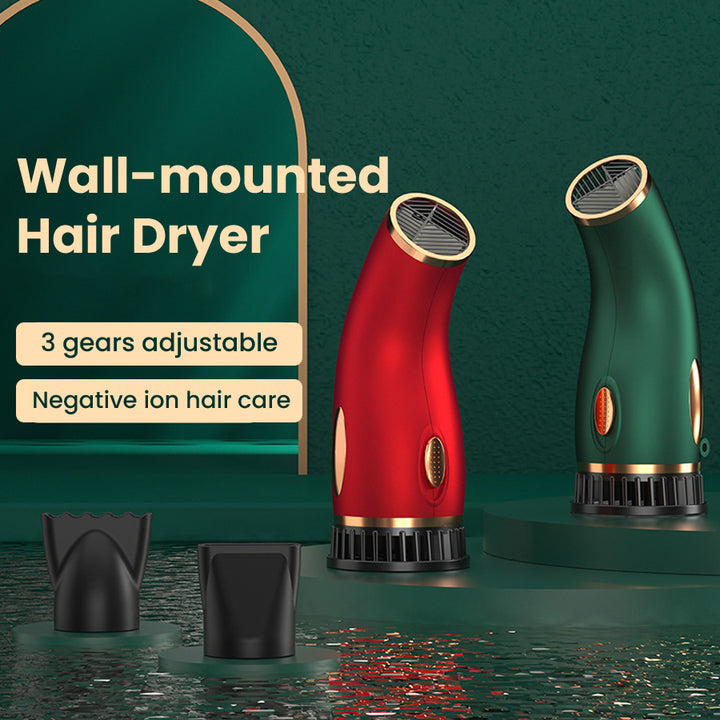 Wall-Mounted High Power Negative Ion Hair Dryer