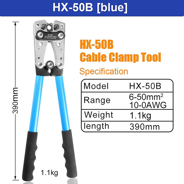 Hex Crimp Tool for Tube Terminals