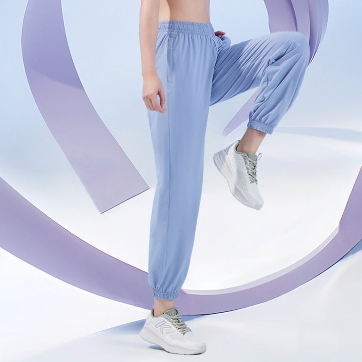 Women’s Quick-Dry Outdoor Yoga Pants - Summer Ice Silk Sweatpants