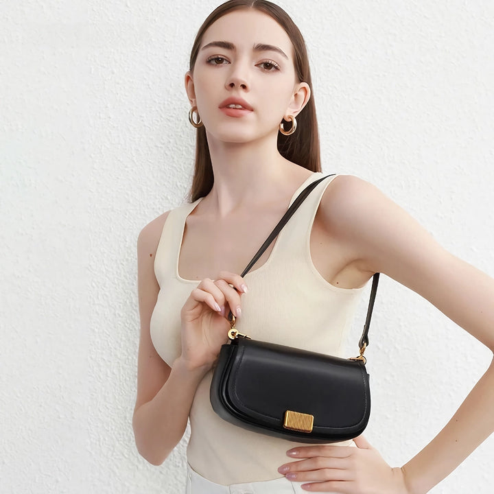 Retro Genuine Leather Crossbody Shoulder Bag