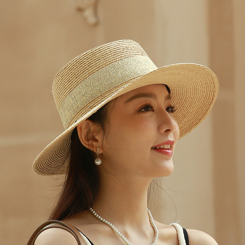 Women's Stylish Foldable Straw Sun Hat