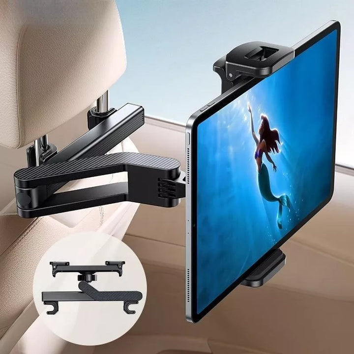 Ultimate Car Backseat Entertainment Tablet Holder with Folding Extension Arm for 4.7-13" Devices