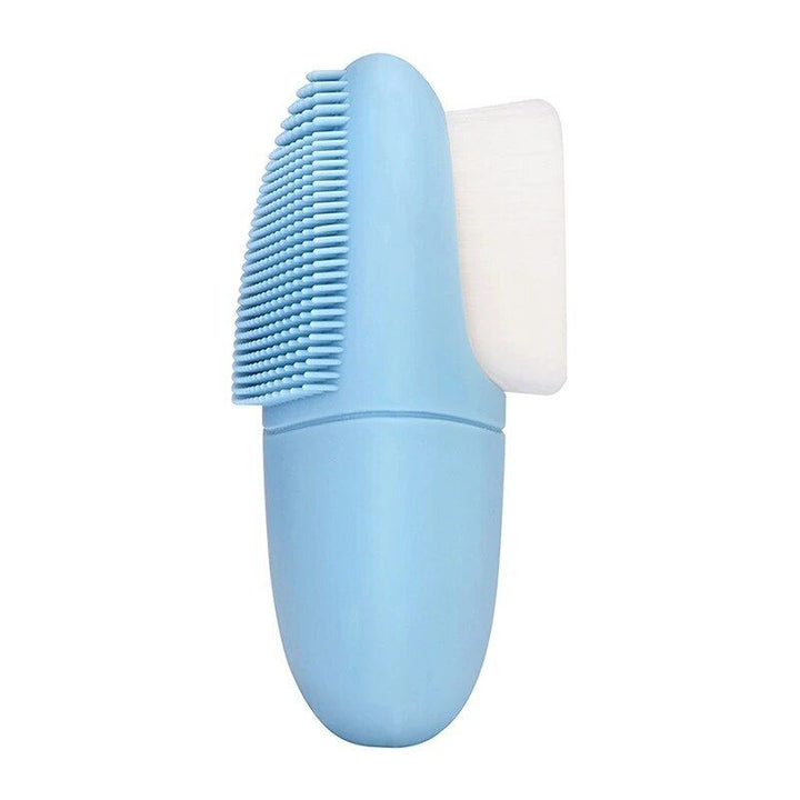 Multi-Purpose Silicone Facial Cleansing Brush – Compact, Dual-Headed, Eco-Friendly Face Brush for Deep Cleansing and Exfoliation
