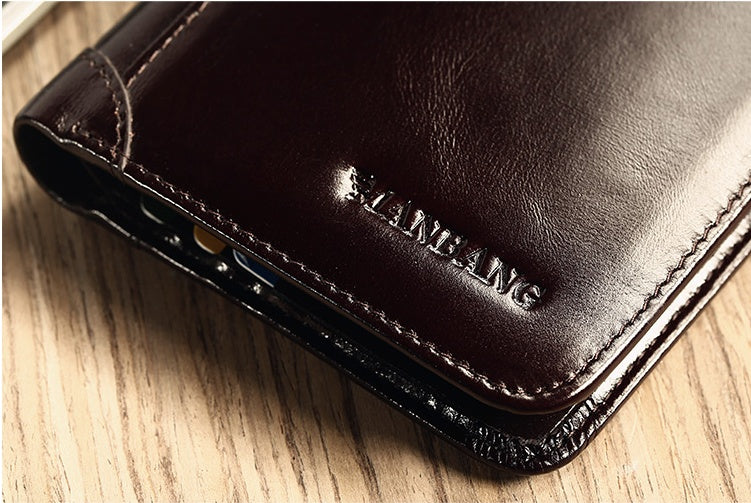 Men's leather wallet