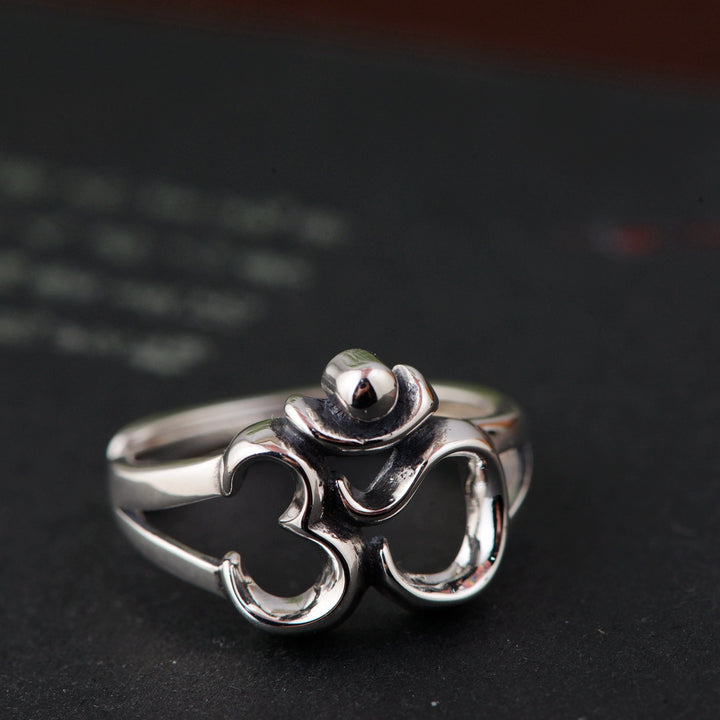 S925 Silver Vintage Craft Fashion Ring