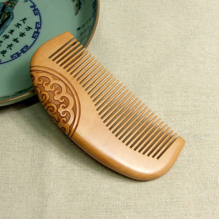 Peach Wood Hair Brush