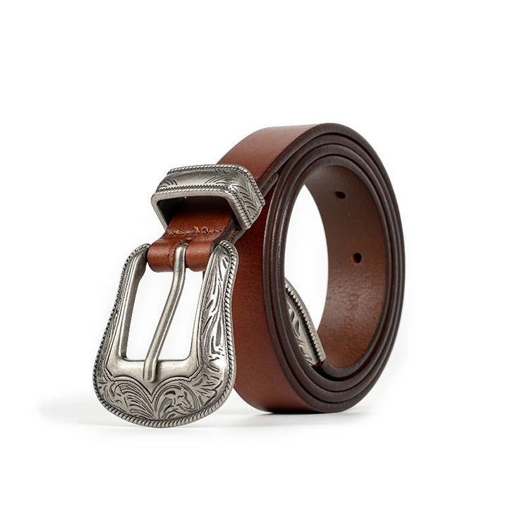 Elegant Genuine Leather Women’s Belt