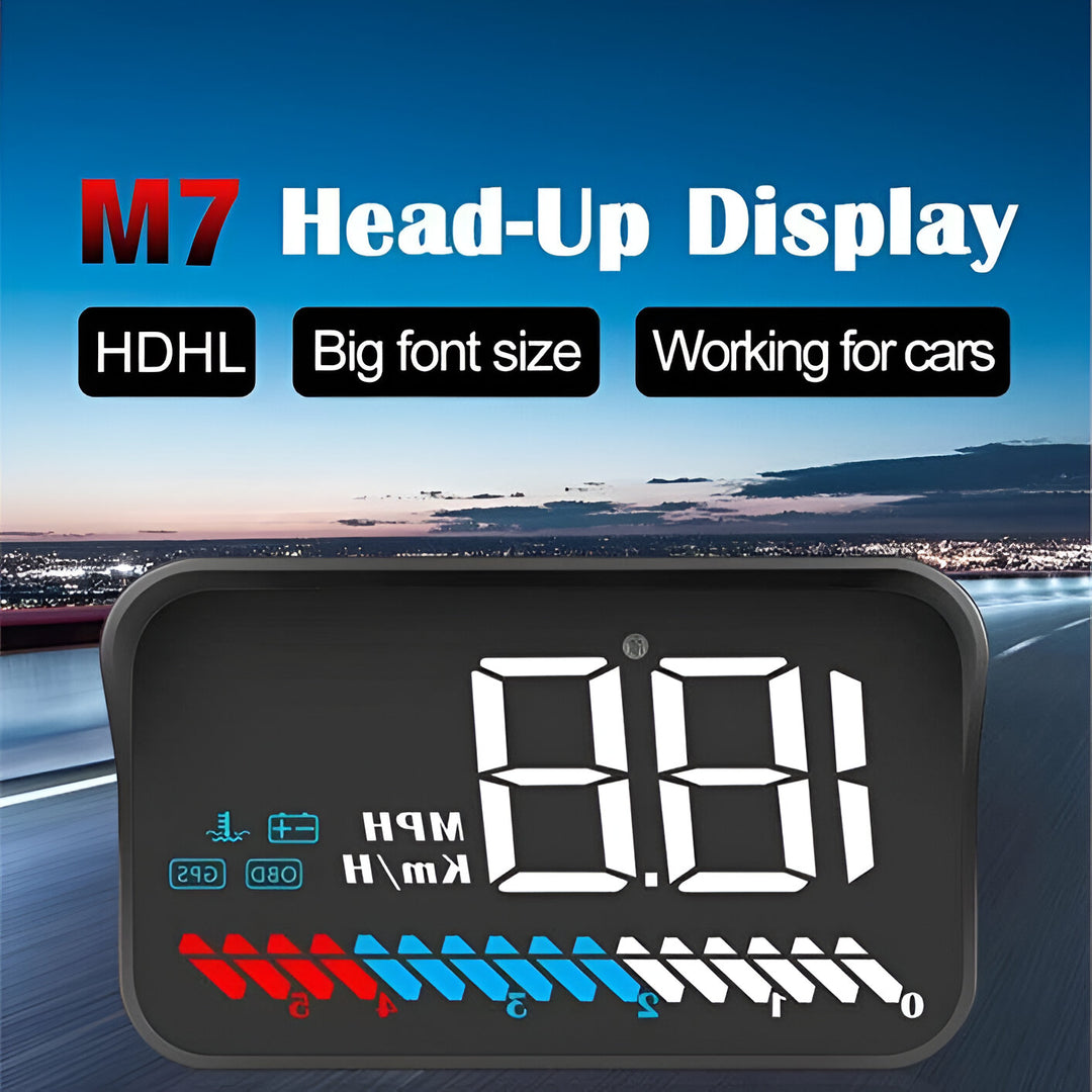 M7 GPS OBD2 HUD Head-Up Display