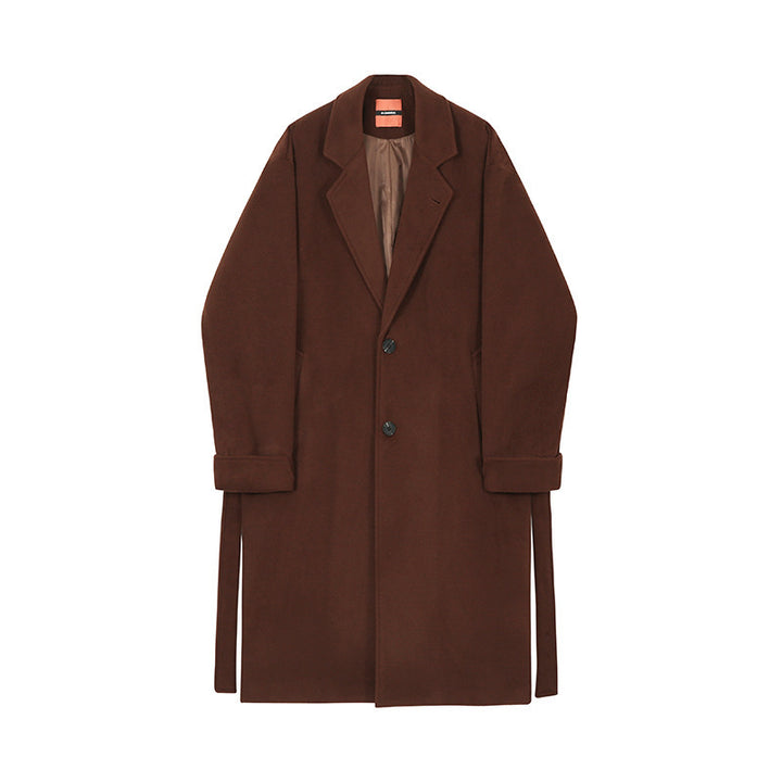 Trendy Gentleman's Wool Thickened Men's Coat