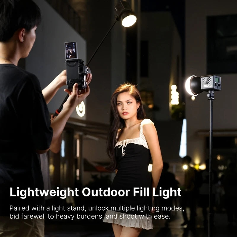 Ultra-Compact 40W COB Video Light: Your Ultimate Lighting Solution