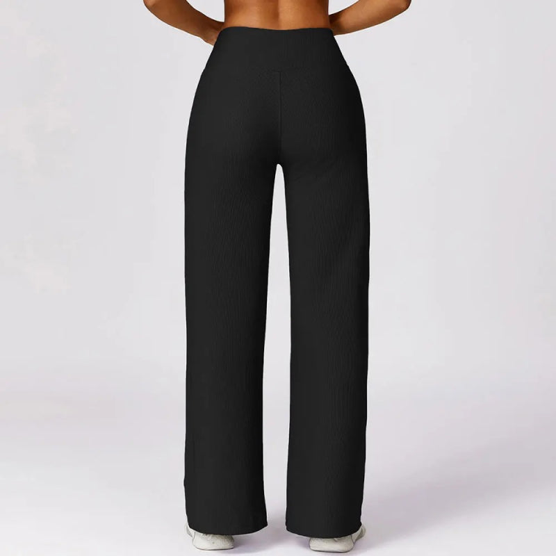 High Waisted Quick-Dry Flared Yoga Pants