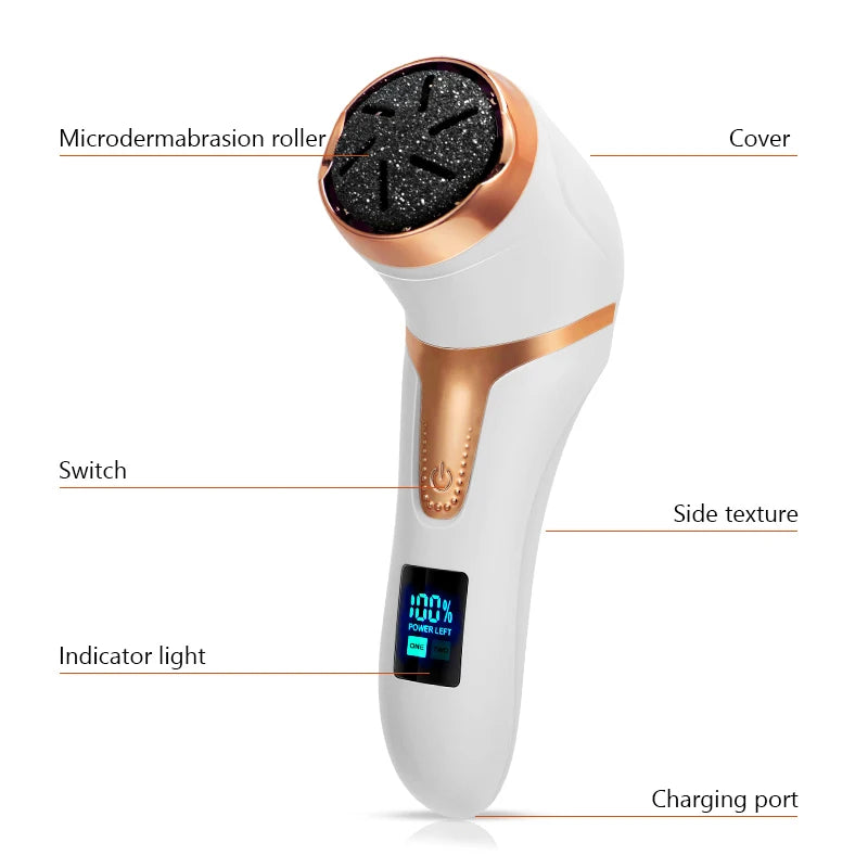 Luxury Electric Foot Care Kit: Callus Remover & Skin Smoother