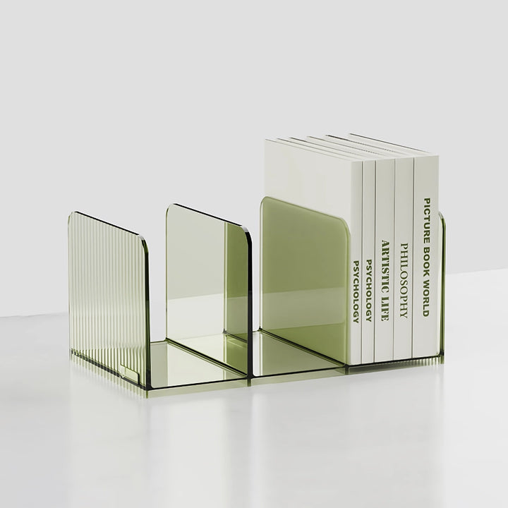 Desktop Transparent Book Stand Holder - Thickened Acrylic Organizer