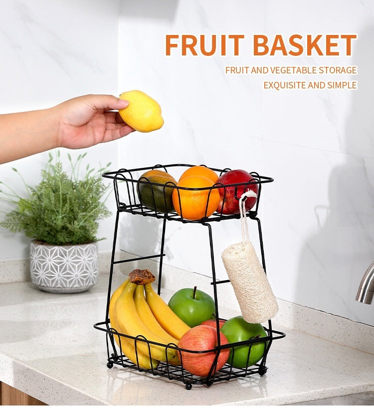 Iron Art Snack Fruit Basket Storage Basket Minimalist