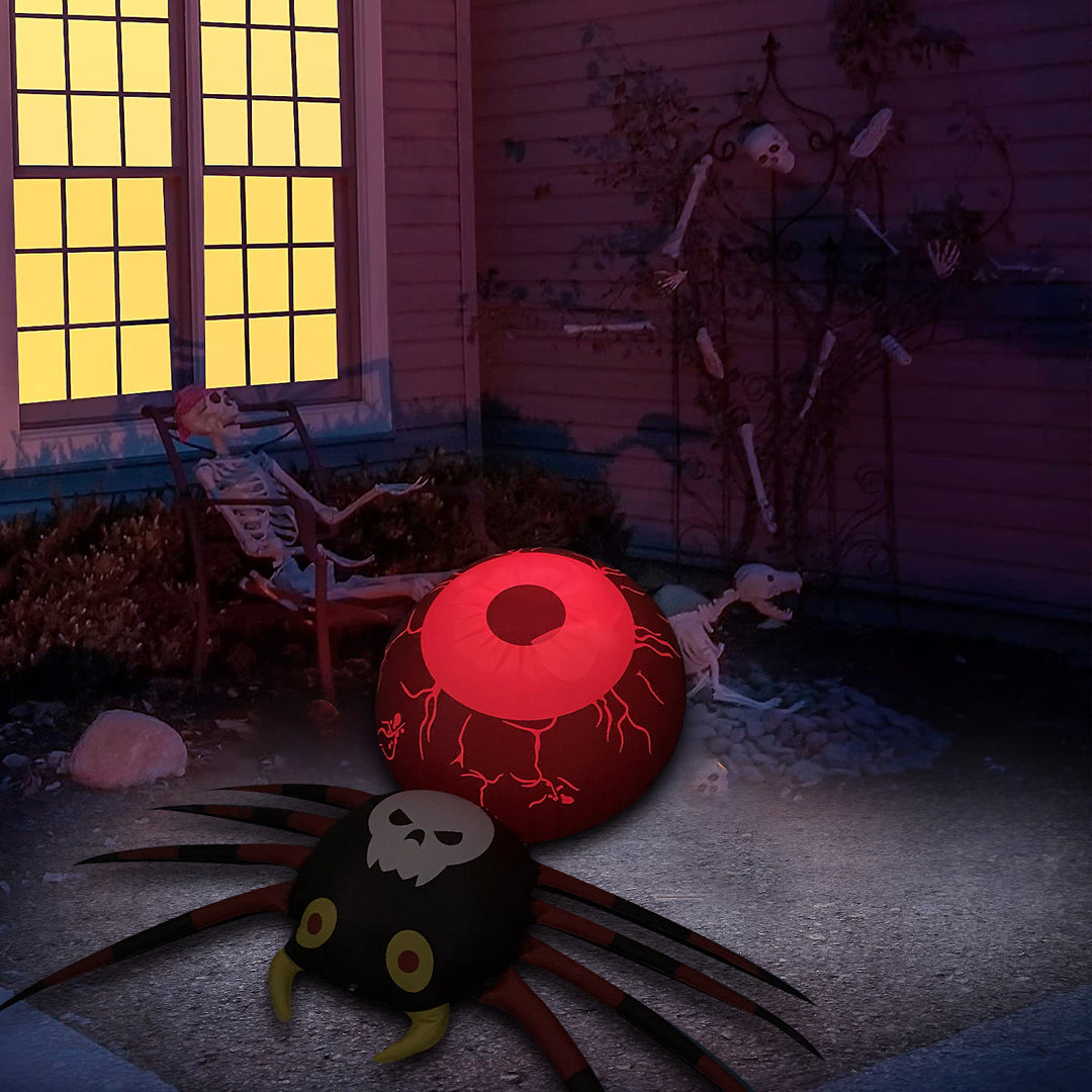 Inflatable Halloween Luminescent Spider Decoration Props