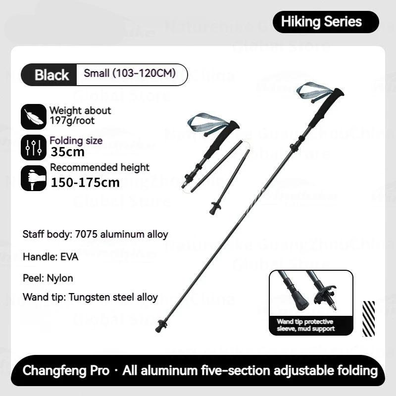 5-Section Ultralight Folding Trekking Pole