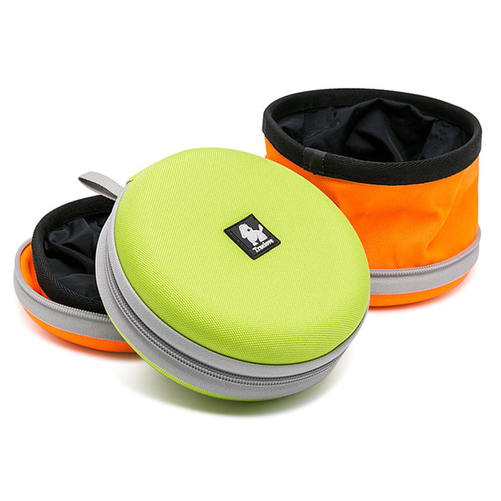 Collapsible Double Dog Bowl for Food and Water