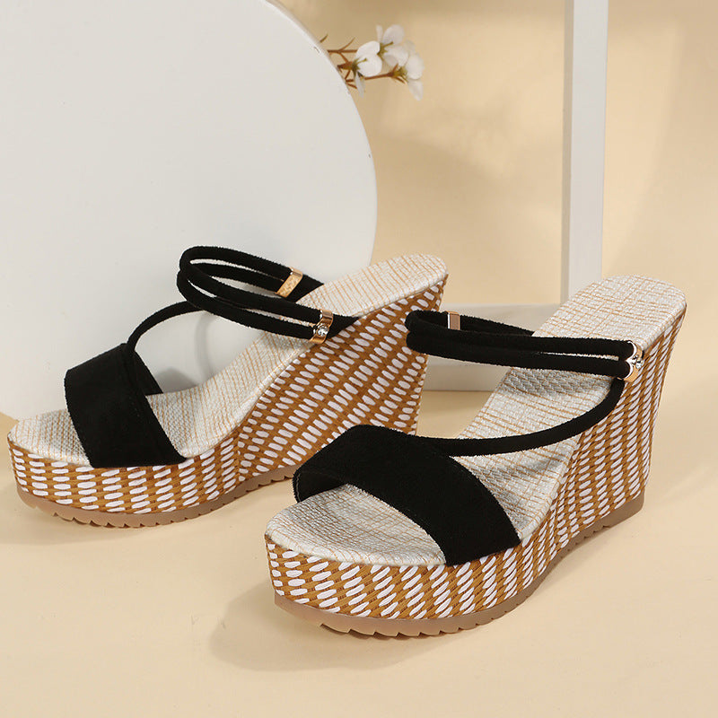 Elegant Summer Platform Wedge Sandals