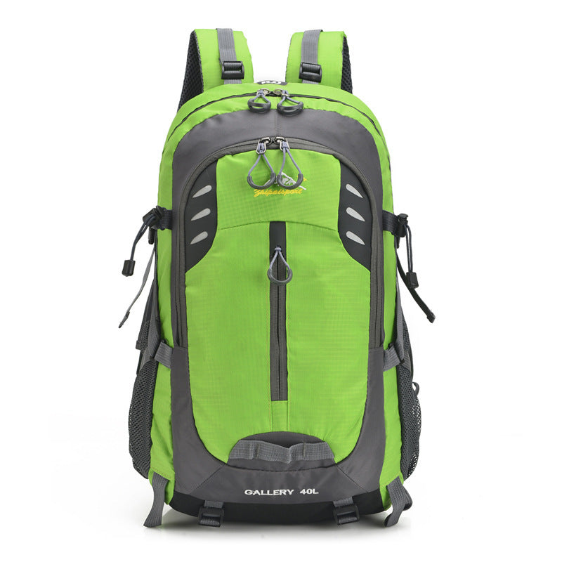 Mountaineering backpack, male backpack, female Korean version, fashion trend, men's mountaineering bag, high school students' schoolbag, outdoor travel