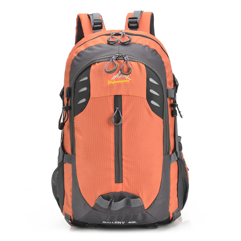 Mountaineering backpack, male backpack, female Korean version, fashion trend, men's mountaineering bag, high school students' schoolbag, outdoor travel