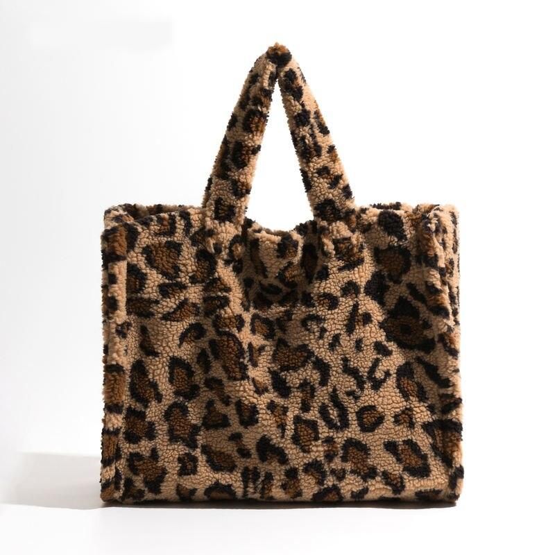 Soft, Spacious Faux Fur Tote Bag