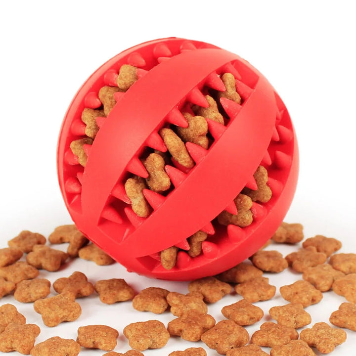 Interactive Dog Treat Ball for Teeth Cleaning and Play