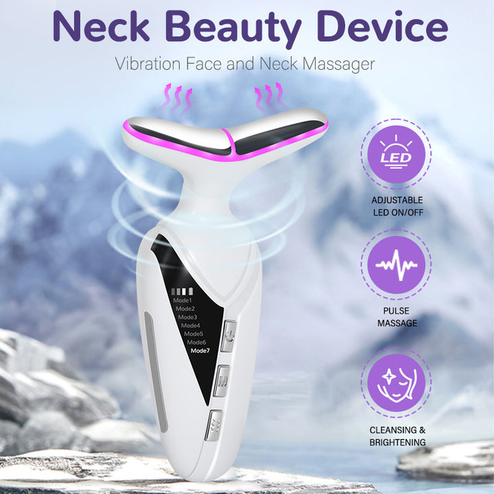 Colorful Light Massage Neck Beauty Instrument High Frequency Beauty Instrument