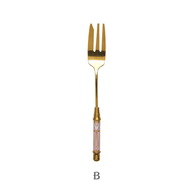 Elegant Gold Dessert Fork