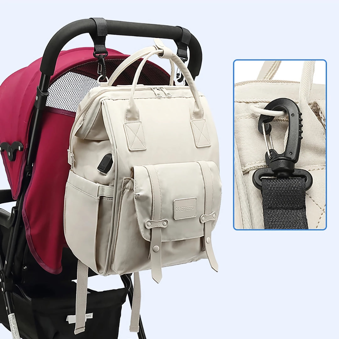 Multi-Function Insulated Mummy Backpack with USB Charging Port