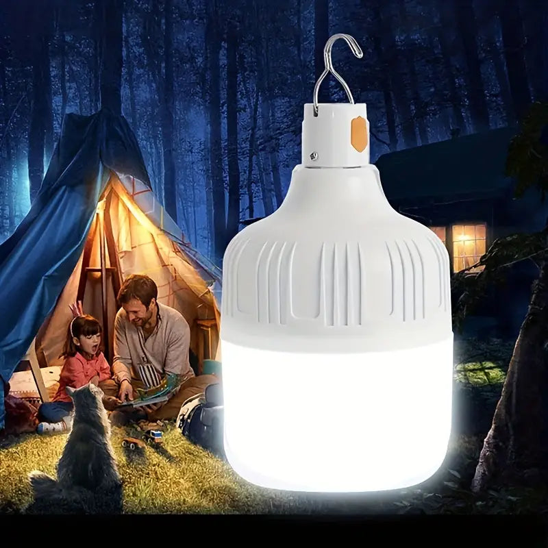 Ultra-Bright 60W LED Rechargeable Outdoor Lantern for Camping and Emergency