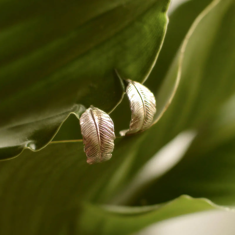 Vintage Plant Drop Earrings