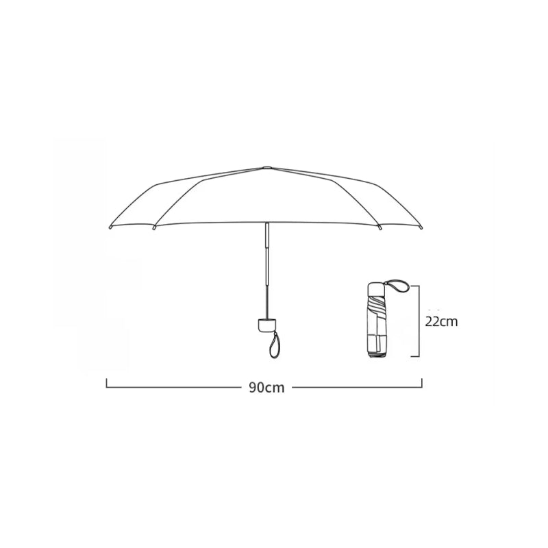 Lightweight Foldable Mini Umbrella