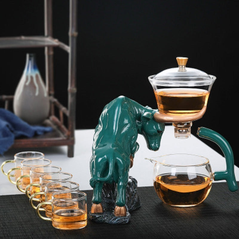 Bullish Soaking High Borosilicate Glass Automatic Tea Set