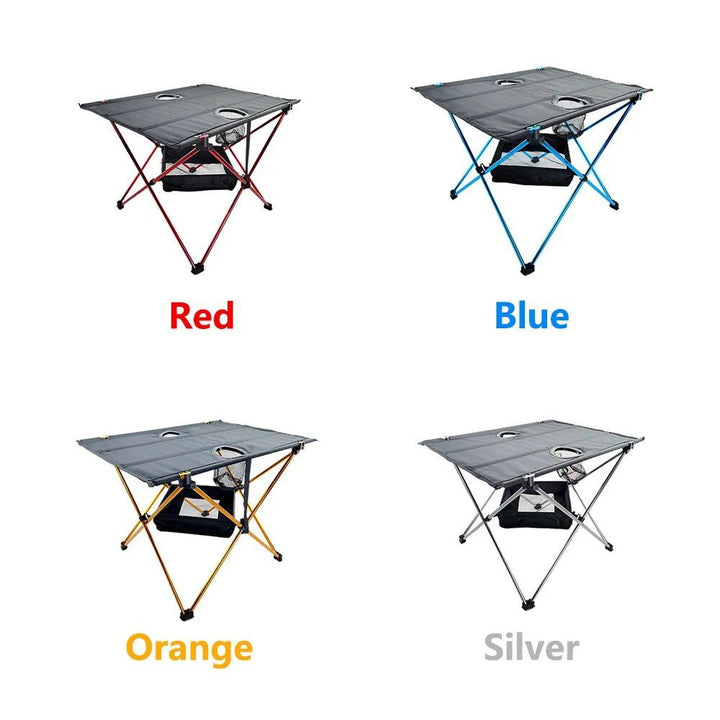 Ultra-Light Folding Outdoor Picnic Table Set with Aluminum Alloy Frame