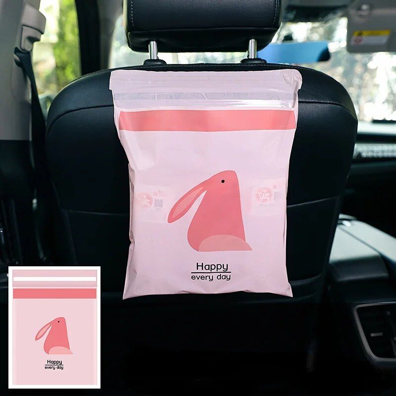 Waterproof Disposable Car Trash Bag with Strong Adhesive