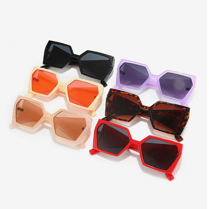 Luxury Vintage Square Sunglasses